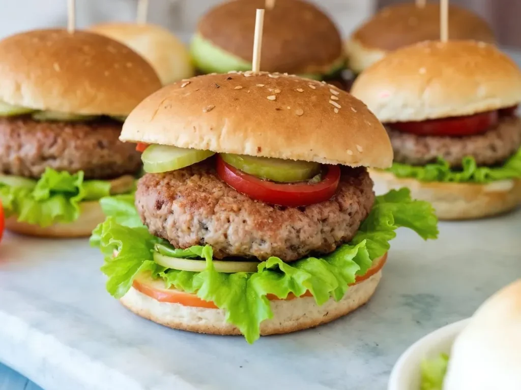 Hamburger mini cocktail